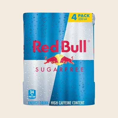 4 x Red Bull Sockerfri 250ml